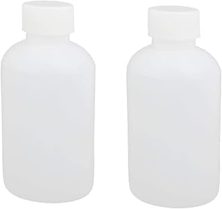 New Lon0167 2pcs 60mm Featured Dia 135mm Height reliable efficacy 250ml HDPE Plastic Rectangle Small Mouth Bottle White(id:5e2 76 86 d0d)