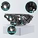 TUSDAR Headlight Assembly w/o LED fits For 2016 2017 2018 Toyota RAV4 16 17 18 Halogen OE Style Headlamp Left Driver and Right Passenger Side