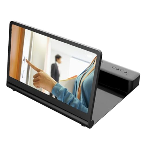Stock Lider-Lupa De Pantalla, Amplificador De Pantalla Móvil con Altavoces Bluetooth Pantalla De Amplificador De Teléfono Adecuado para Ver Películas Y Videos En Un Teléfono Inteligente
