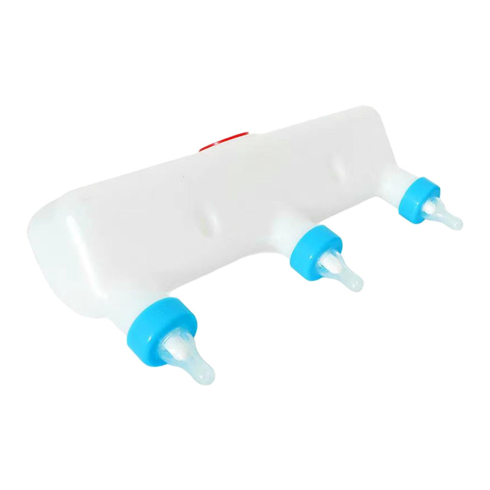 Colcolo Puppy Feeder Milk Bowl Small Animal Feeding Bowl Multi Nipples Nursing Station Puppy Nursing Station for Puppy Lamb
