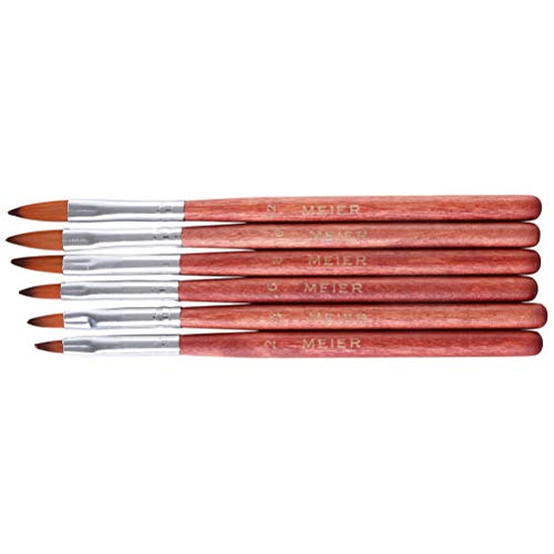 BESTOYARD 6 canetas de cristal de manicure coloridas para fazer você mesmo, ferramenta de manicure,
