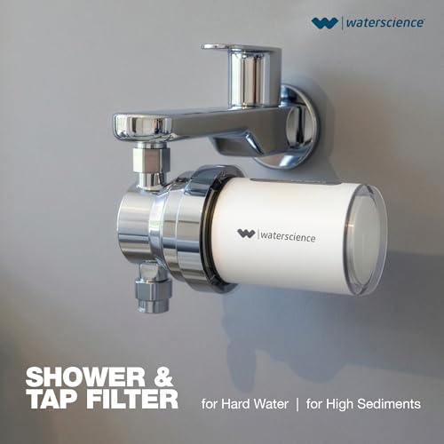 Image of WaterScience VERSA Shower and Tap Filter for Hard Water | Hard Water Softener for Shower | Tap Filter for Hard Water | Water Softener for Tap - VERSA-STF-1025