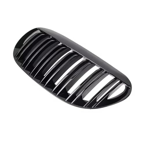 Parrillas para Serie 6 M6 E63 E64 2004-2010 en ABS negro brillante con listón doble 4