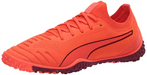 PUMA Men's 365 Concrete 1 St Futsal-Shoe, Nrgy Red-Rhubarb, 7 M US