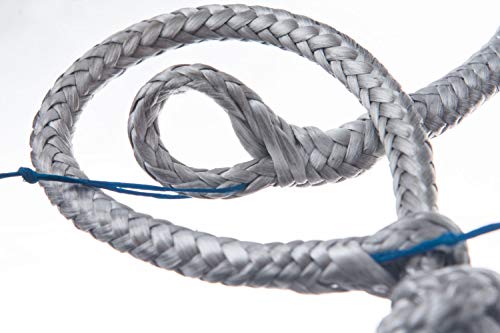 New Marine Dyneema rope shackle, 5 mm, silver, breaking load more than 2000 kg - Image 3