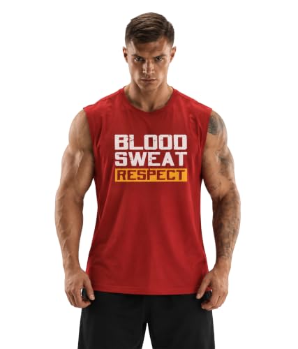 Image of SHODOX Men's 100% Cotton Tank Top | Round Neck Sleeveless Gym Vest | Loose Fit Casual Sportswear T-Shirt | Breathable & Lightweight Fitness Wear for Workout & Active Wear