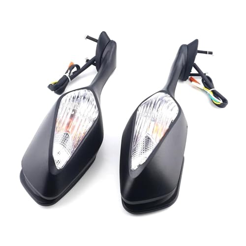 Espejo de manillar plegable con intermitentes para CBR1000RR y moto deportiva 3