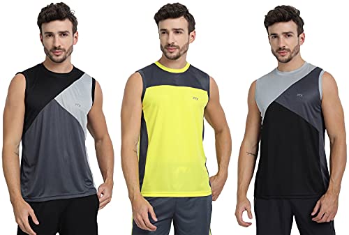 Image of FTX Men's Solid Regular Fit T-Shirt