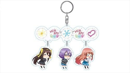 Amazon 長門有希ちゃんの消失 ハルヒ 長門 みくるのフレフレキーホルダー アニメ 萌えグッズ 通販