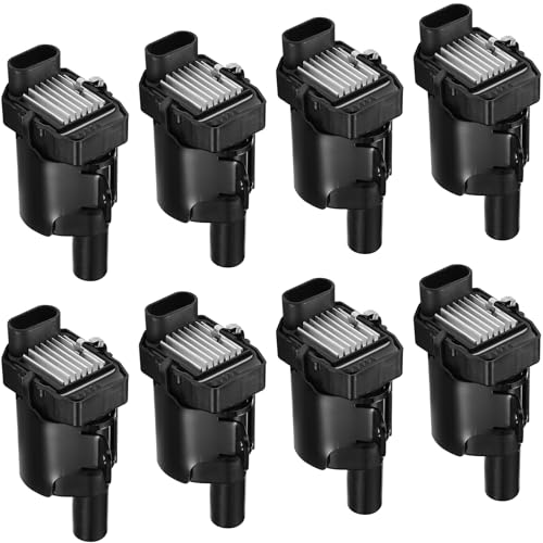 Image of BDFHYK Ignition Coil Pack UF262 Compatible with Chevy Silverado Suburban Express 1500 2500 Tahoe GMC Sierra Savana Yukon XL Escalade Chevy Oem Coil Pack 4.8L 5.3L 6.0L V8 Coil for 5C1082 Set of 8