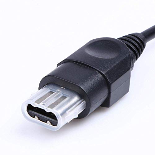 YICHUMY 6 Feet Replacement Extension Cable for Original XBox Controller, Black, Male-to-Female, Compatible with Xbox, Protects Console from Trip Damage