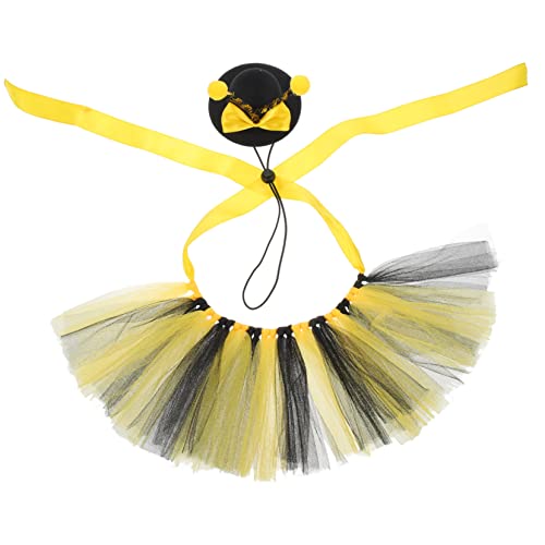 Disfraz para perro puppy bee con falda y sombrero
