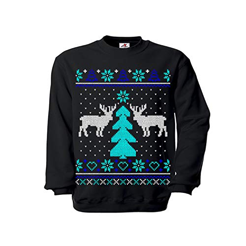 Jersey de punto navideño  tec para el invierno con diseño de copos de nieve