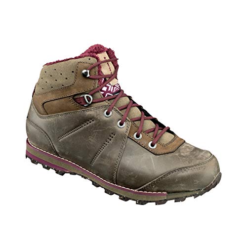 Mammut Chamuera Mid WP Hiking Boots - Women's, Dark Flint-Merlot, US 8.5, 3020-05850-7407-US