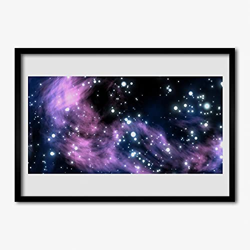 Photo cadre en MDF salon chambre affiche encadrée 70x50 cm abstraction