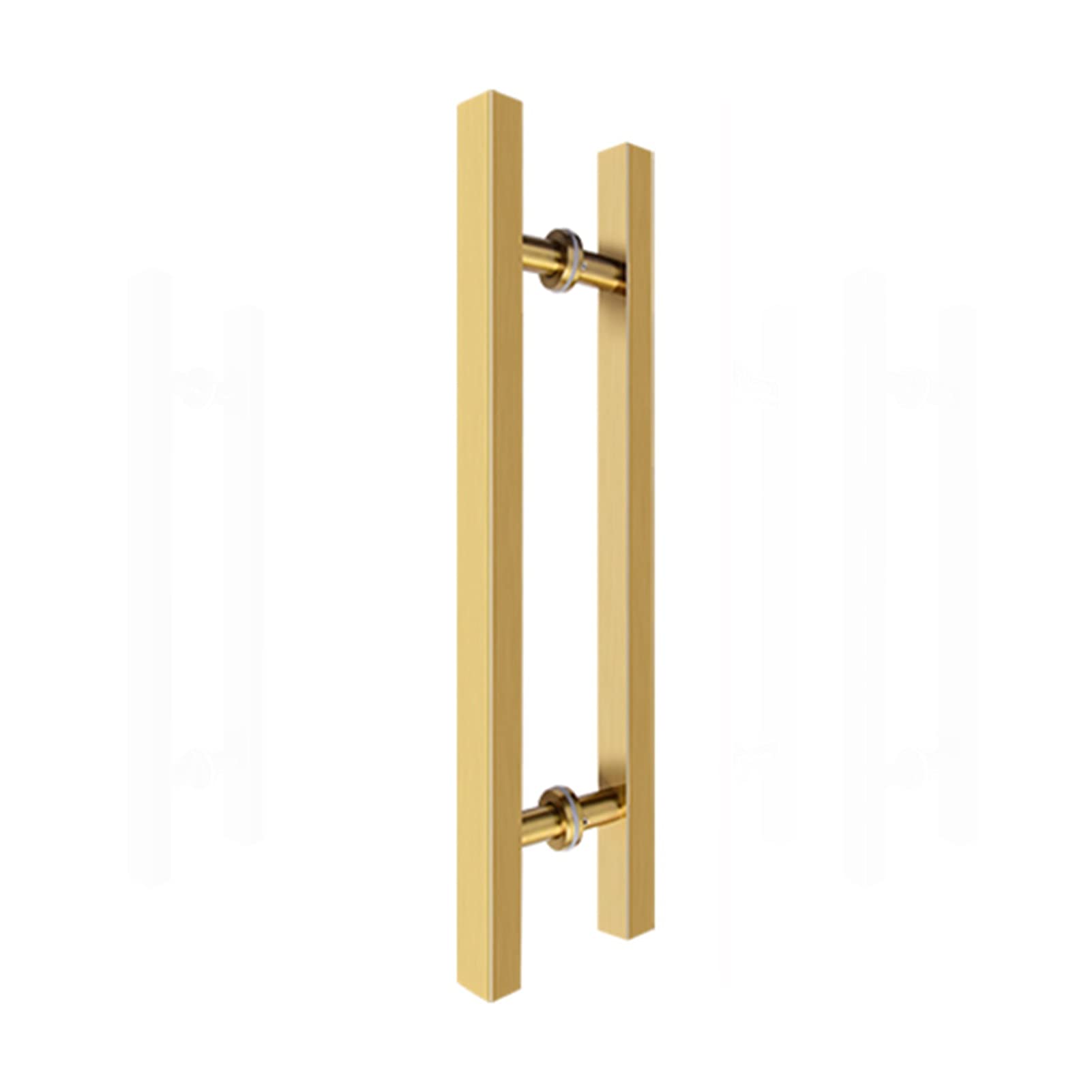 DFGHNBVC Brushed Stainless Steel Glass Door Handle - Push Pull Shower Door Knob, Office Barn Door Handle, Modern Sliding Door Pull Handle For Home Office Use,Gold-800Mm