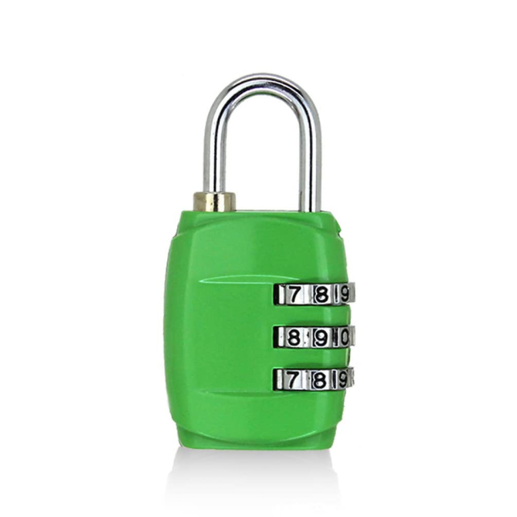 Lucchetti a combinazione， Lucchetti per valigie Lucchetto con password a 3 cifre, lucchetto a combinazione for bagagli da viaggio, piccolo lucchetto for cassetti, lucchetto elettronico(G,G)