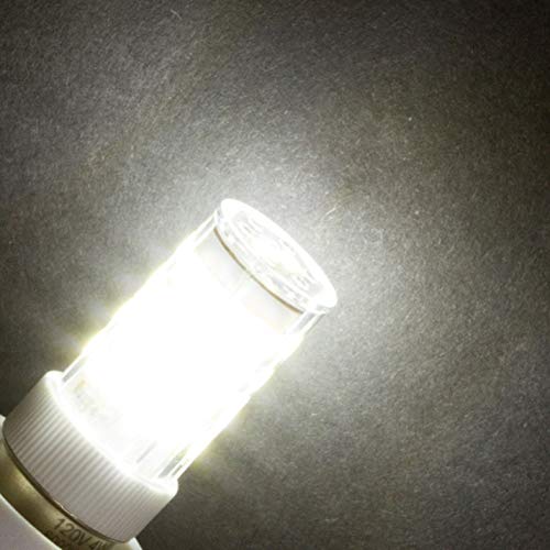 Simba Lighting Led E17 Microwave Appliance Light Bulb (2 Pack) 4W T8 40W Incandescent Replacement For Under Hood, Stove Top, Range, 120V, Intermediate Screw Base, Non-Dimmable, 6000K Daylight #TOP6