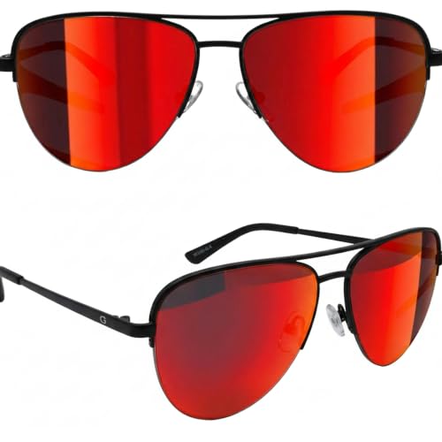 Image of grinderPUNCH Polarized Aviator Sunglasses Men Women 70s Retro Costume UV400 | Polarized UV400 Aviator, 70s Retro Gold Metal Frame, Classic Pilot Style, Costume and Fashion, for Men and Women