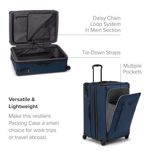 TUMI - Aerotour 4 Wheel Expandable Luggage - Men's and Women's Lightweight Business and Leisure Travel Suitcase - 26" Short Trip Expandable Packing Case, Navy3