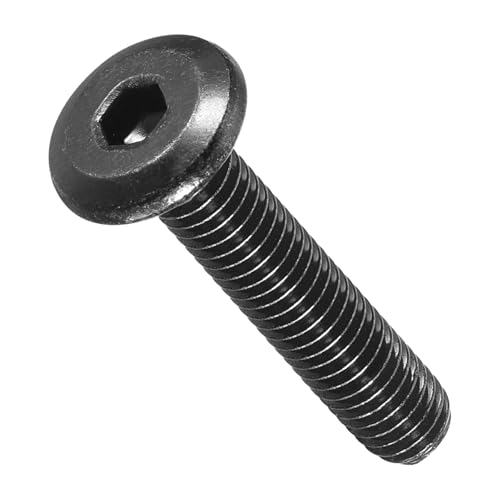 METALLIXITY Flat Head Hex Socket Cap Screws M5-0.8x25 30Pcs