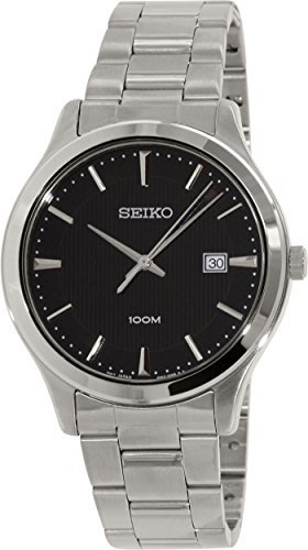 ZCR[ Seiko Black Dial Stainless Steel Men's Y jp Watch SUR051 v [sAi]