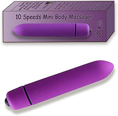 10 Speed Waterproof Mini Bullet Shape Personal Tool Vibration Massage Toy - Purple
