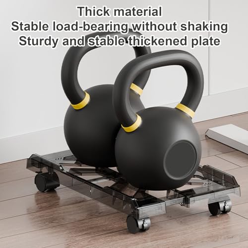 Soporte para CPU para computadora – Estante rodante para PC de 43 x 20 cm, carrito móvil ventilado, diseño duradero con altura ajustable y ruedas lisas | Práctico soporte debajo del escritorio para - imagen 6