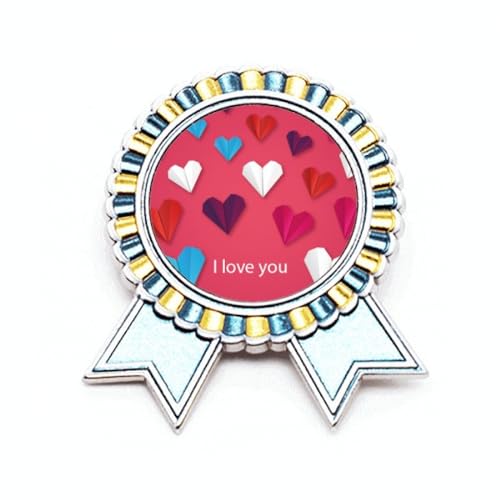 Broche en forme de cœur géométrique Origa Métal M accessoire mode femme
