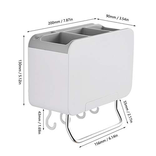 KKmoon Suporte multifuncional para pauzinhos de parede para cozinha prateleiras para utensílios de c