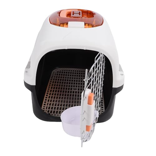 Asixxsix Canil de Cão de Plástico, 19,69 X 12,99 X 12,20 Polegadas Transportador de Animais de Estim