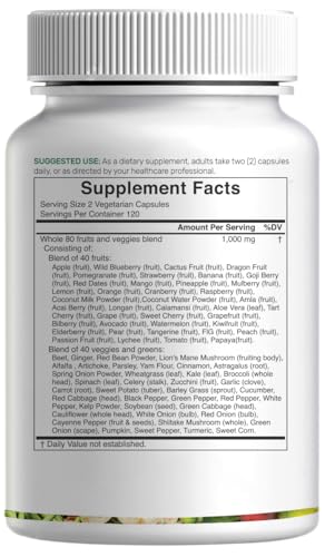 Deal Supplement Nature’s Fruits & Veggies
