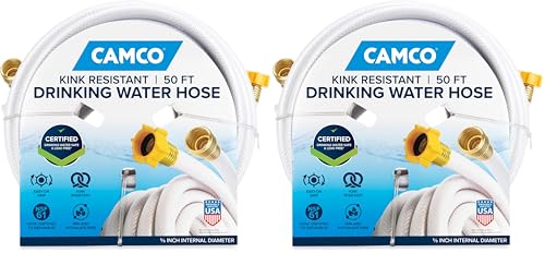 Camco TastePURE RV drinking water hose 2-pack