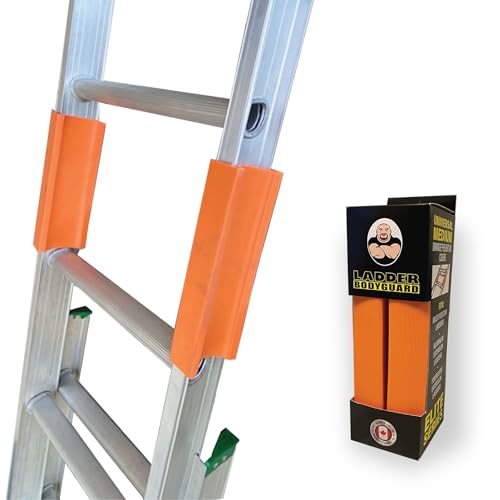 Image of Ladder Protection Covers for Gutters & Roof, Non-Marring, Prevent Scratches & Dents, Corner Cover | Universal Fit Extension & Multi-Position Ladder Accessory Guards
