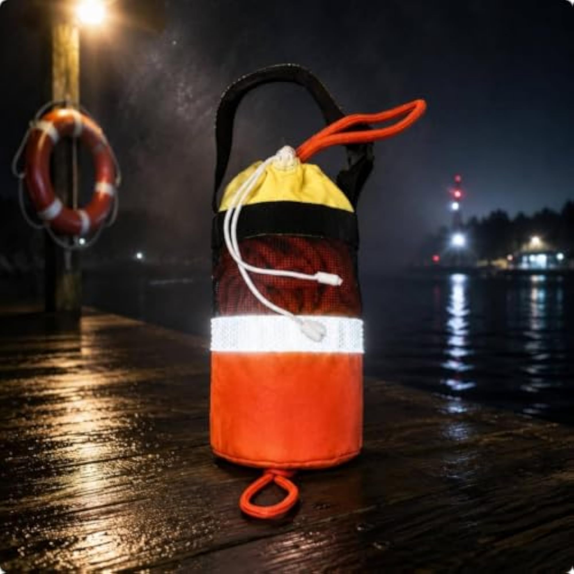 Reflective Band Water Rescue Throw Bag
