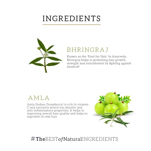 Khadi 100% Natural Amla & Bhringraj Hair Conditioner | for Healthy Hair | Paraben & Silicone-Free | Suitable for All Hair Types (200ml. Pack of 1.)