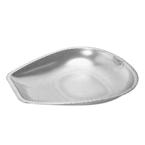 LALAFINA ステンレス製キッチン洗浄カゴ 水切りあみ付き 多用途ドレインバスケット 食品野菜果物洗い用 排水便利ツール