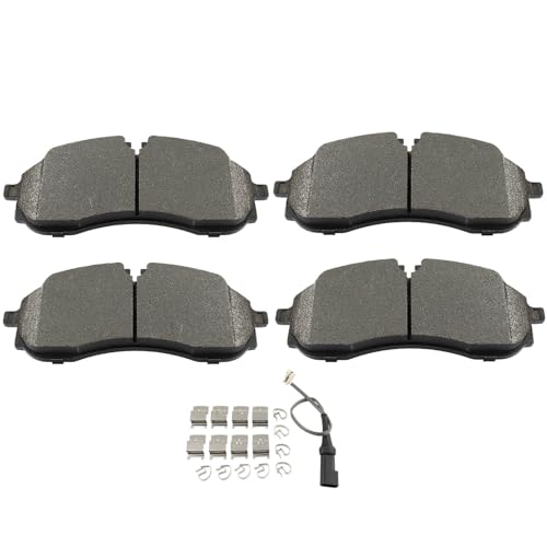 Image of SCITOO D2423 Front Metal Brake Pads Sets w /Hardware Replacement For Ford For E-Transit 22-23,For Ford For Transit-150 2021-2023,For Ford For Transit-250 2021-2023,For Ford For Transit-350 2021-2023
