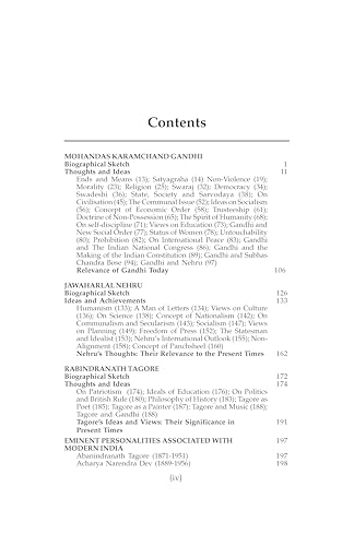 Image of Gandhi, Nehru, Tagore and Other Eminent Personalities of Modern India | UPSC | Civil Services Exam | State Administrative Exams - 2025 / Edition