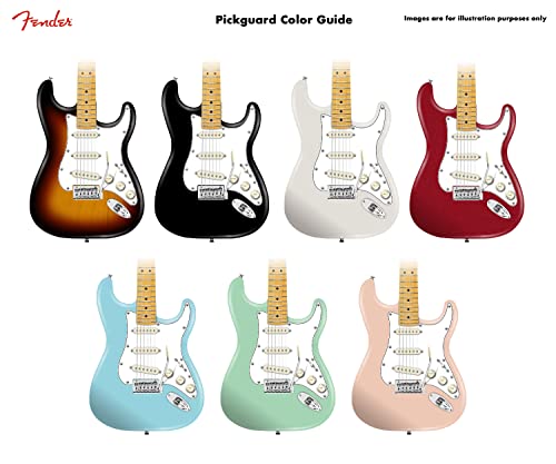 Fender 62 Stratocaster - (11 Hole) 3-Ply Pick Guard for 3 Single-Coil Pickups - White by Fender - Used condition - US$14.18