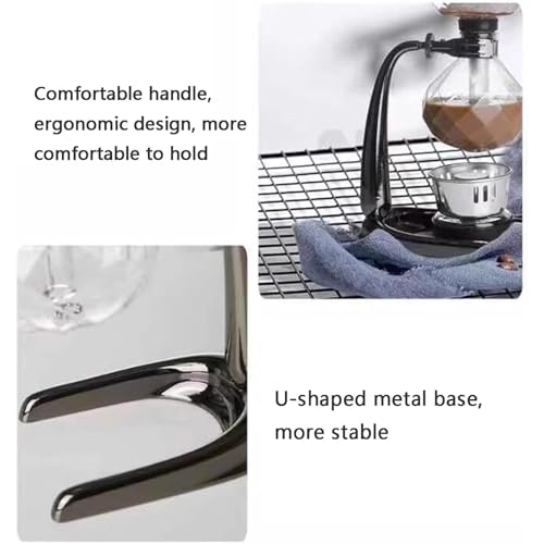 Cafetera sifón de vidrio con capacidad para 5 tazas miniatura 3