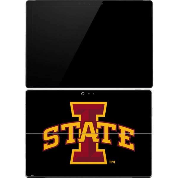 Skinit Decal Tablet Skin Compatible with Surface Pro 4 - Officially Licensed College Iowa State Black Design
