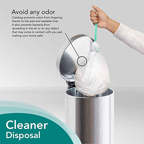 image for Cleanis Carebag Commode Liners with Super Absorbent Pad, 360 Liners �