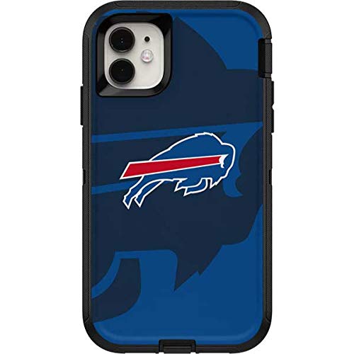 Skinit Decal Skin Compatible with OtterBox Defender iPhone 11 Case - Officially Licensed NFL Buffalo Bills Double Vision Design