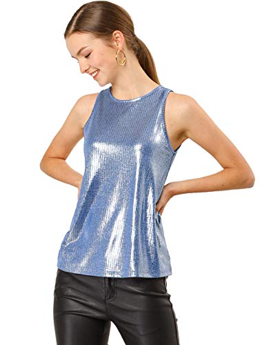 Chaleco metalizado brillante mujer dile adi&oacute;s a los looks de fiesta aburridos