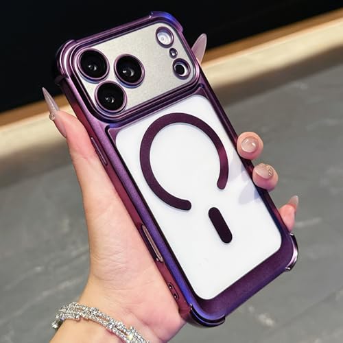 iPhone 15 Plus�p�P�[�X �N���A�}�b�g ���ϖh�~ Magsafe�Ή� �l�������ی� TPU �V���b�N�z�� ���^ �y�� ���C�����X�[�d �X�}�z�P�[�X 15 Plus�p ���b�L ������� �J���������Y�ی� ��̌^ �w����ɂ��� �ϏՌ� �S�ʕی� 