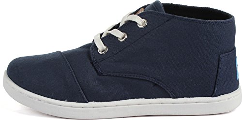 TOMS Navy Canvas Youth Classic Paseo Mids Navy 10002717 (SIZE: 2D)2