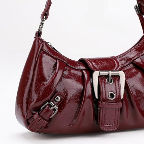 Bolso de hombro mujer tipo clutch con asa y cierre miniatura 6
