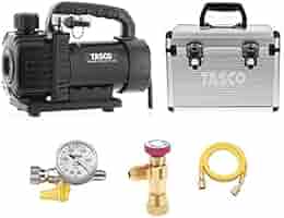 Amazon | イチネンTASCO 限定セット 真空ポンプ TA150SV ほか 5