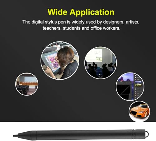 Image of 4PCS Smart Board Pen, Stylus Pen for Smart Board, Digital Writing Tool with Fine Tip Design, Pack of 4 Black Drawing Board Pens, Compatible with Interactive Whiteboards and Touchscreen Devices